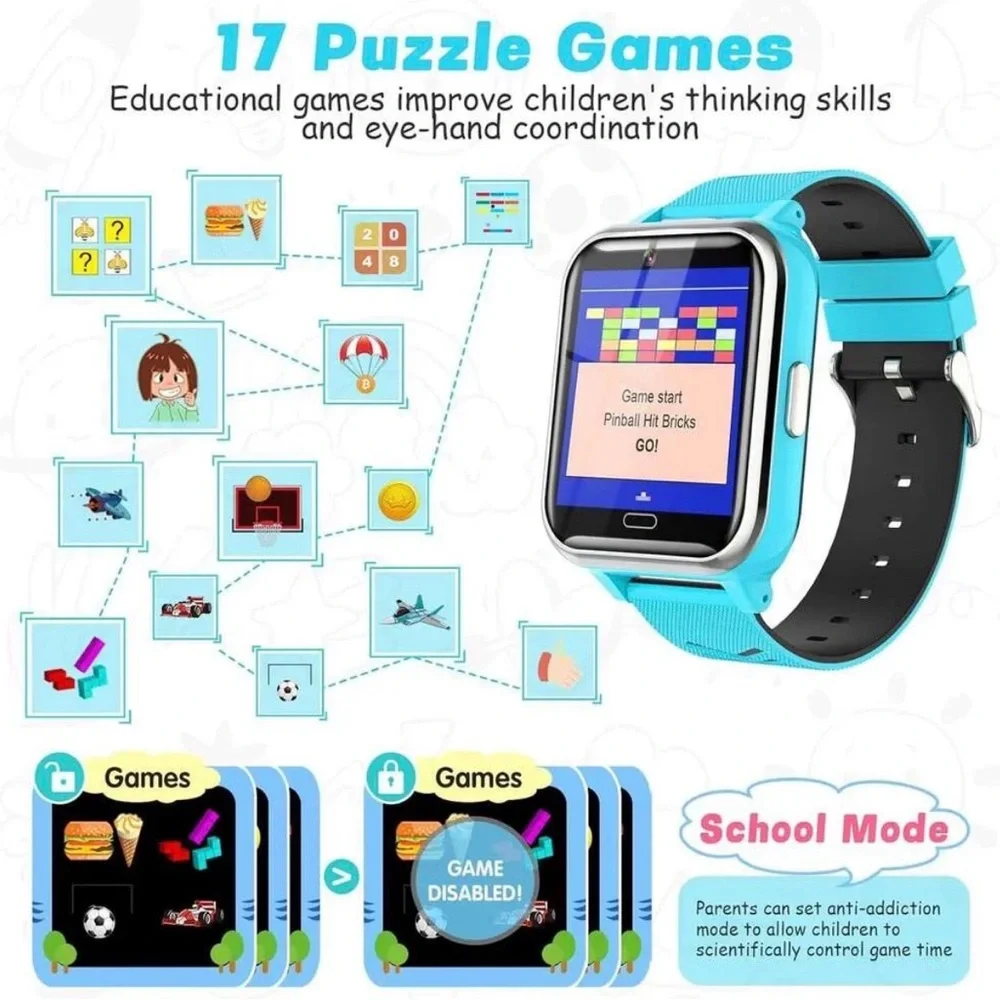 Kids Blue Smart Watch